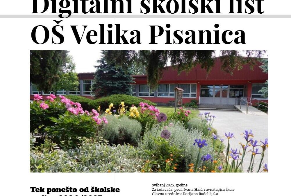 Digitalni školski list OŠ Velika Pisanica
