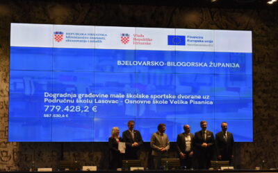 Svečana dodjela ugovora za Poziv „Izgradnja, rekonstrukcija i opremanje osnovnih škola za potrebe jednosmjenskog rada i cjelodnevne škole“